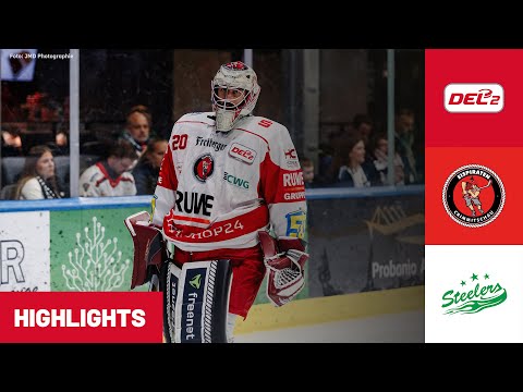 DEL2: Crimmitschau Ice Pirates vs. Bietigheim Steelers | Highlights