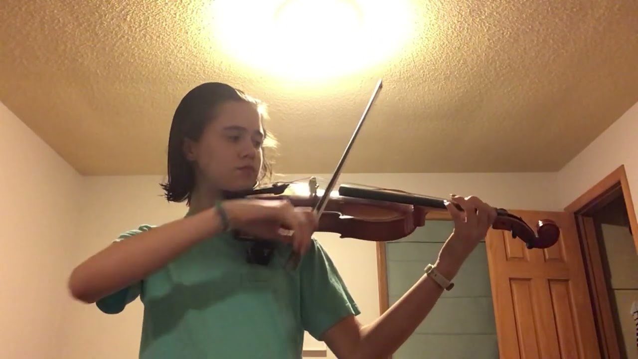 Violin lesson video