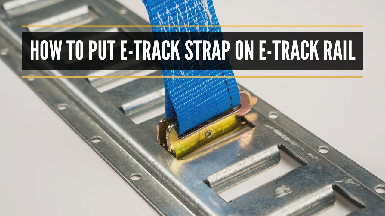 thumbnail image 2 of USCC E Track Ratchet Straps W/ Spring E-Fittings – Gray, 2 X 16 Ft, 5316SEF-GRY 2 of 3