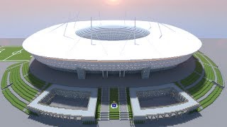 Minecraft - MEGABUILD - Krestovsky Stadium (FC Zenit Saint Petersburg) + DOWNLOAD [Official]
