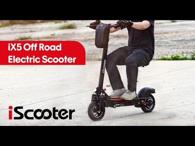iScooter iX5 Scooter Eléctrico 1000w 15ah Negro
