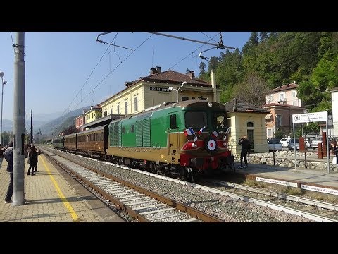 TRENO STORICO con D 445 1011 per i 40 anni della linea Cuneo-Ventimiglia 6-10-2019