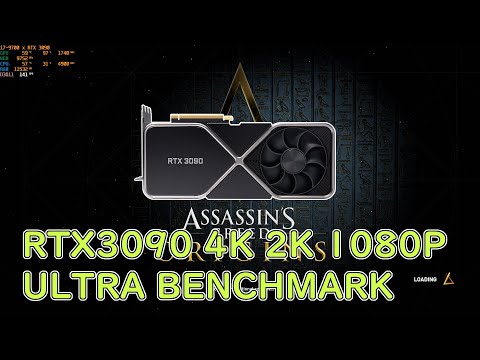 Assassin's Creed Origins / RTX 3090 4K / benchmark 4K/1440P/1080P