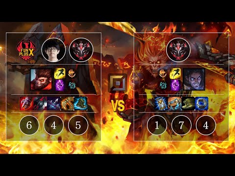 FPX GimGoon Wukong vs Sylas Top - KR GrandMaster Patch 10.10