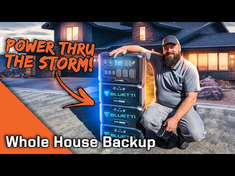 Whole House Battery Backup with the Bluetti AC500 and B300