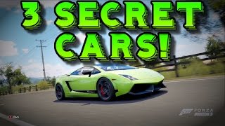 Forza Horizon 3: HOW TO UNLOCK THREE SECRET CARS! - (Unicorn Cars!)