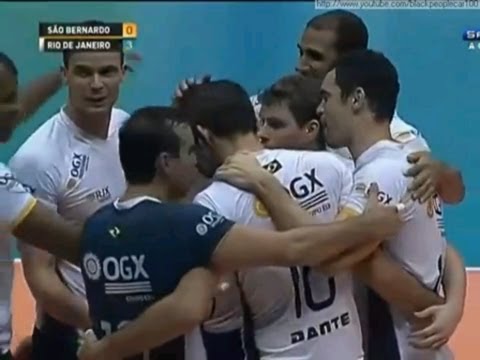 Superliga Masculina de Volei 2012/2013 (quartas de final) - São Bernardo 0 x 3 RJX Rio de Janeiro