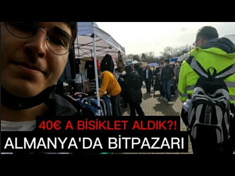 ALMANYA'DA BİT PAZARINA GELDİK - BİSİKLET ALDIK?! ALMANYA🇩🇪 #3