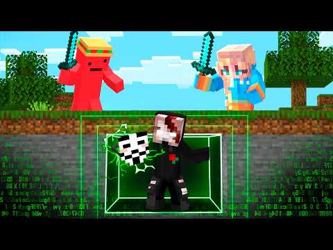2 Hunters vs HACKER in Minecraft