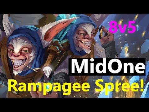 MidOne Meepo Fast Hands! Rampage Twice!!