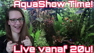 LIVE: 20u AquaShow! Ik kijk naar JULLIE AQUARIA //Nickey//