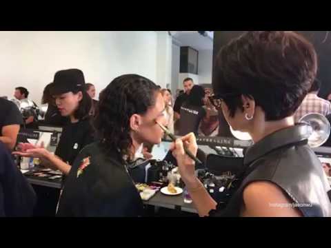 Jason Wu models get ready for NYFW