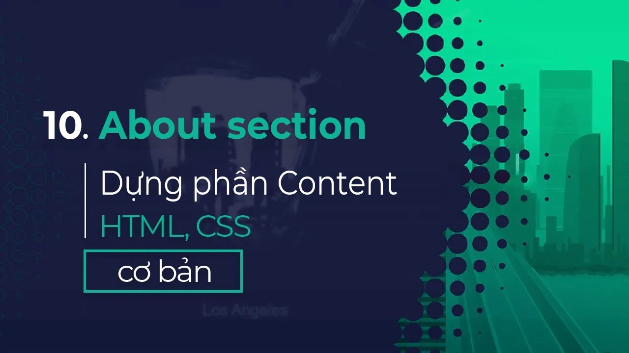 10. About section CSS