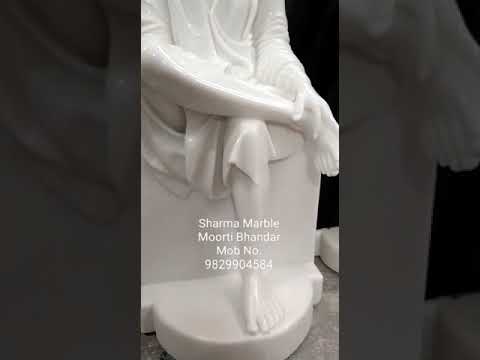White Marble Dwarkamai Statue