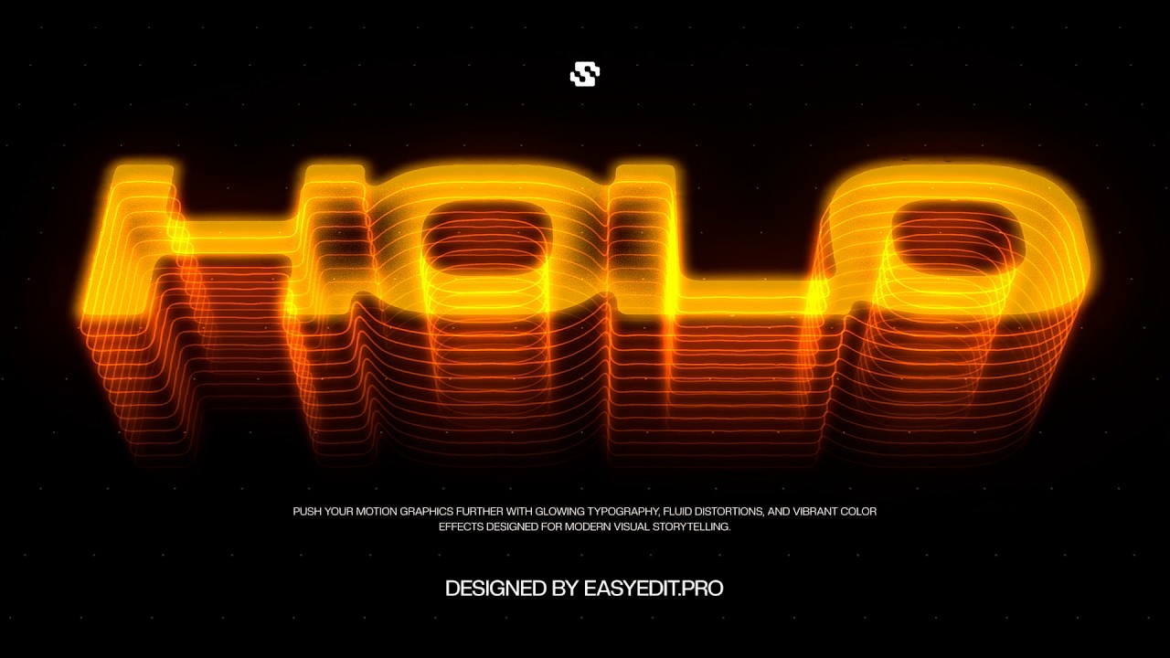 How to Make Holographic Typography in After Effects! (Tutorial)