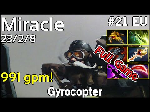 Miracle Gyrocopter - Dota 2 Full Game