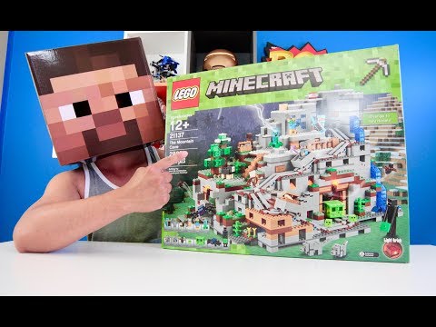 LEGO  MINECRAFT 21137 The Mountain Cave Review / 2 Alternate Models