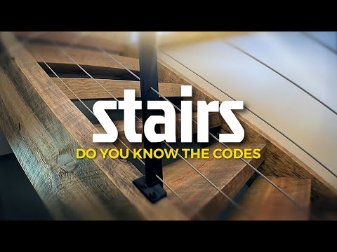 All of the building codes for stairs in one video! How to build stairs