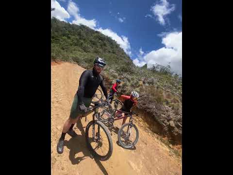 Inicio sendero a la cascada Chorro de la Vieja, Toca, Boyacá.!! #mtb #cycling #boyacá #colombia