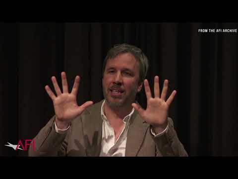 Denis Villeneuve on the sets for his film ARRIVAL