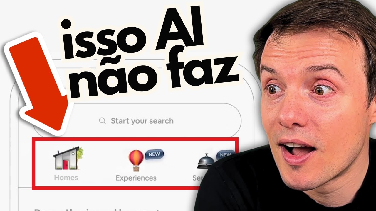 o que que o Airbnb fez no aplicativo (DEV criou algo bizarro)