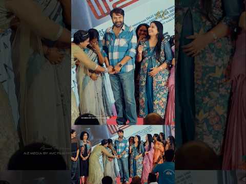 Mammookka with 20 +  Heroins  Kalamkaval Prerelease event #mammootty #kalamkaval