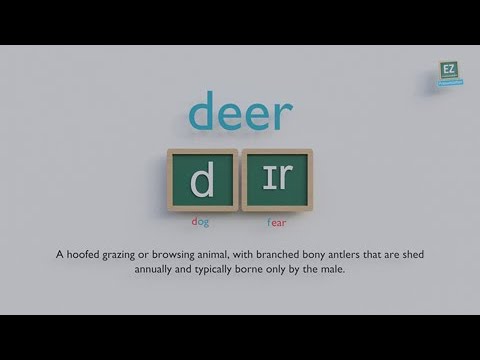 How to pronounce deer ?