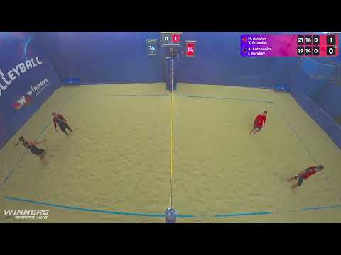 12:50 M. Anhelov / V. Antoniuk - A. Antonenko / I. Horiaiev 23.11.2022 | Winners Beach Volleyball