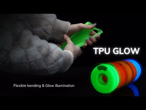 3D Printing with TPU Glow-in-the-Dark Filament