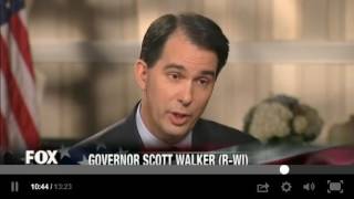 Governor Scott Walker Lays Out Immigration Position with Fox News Host Chris Wallace