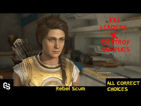 Kill Leaders or Distroy supplies -Rebel Scum|The Fate of Atlantis|Assassin's creed odyssey| Part 24