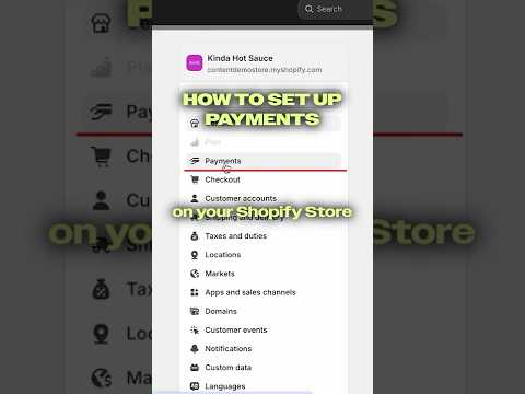 How to set up payments on Shopify