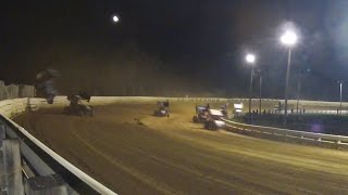 preview picture of video 'Selinsgrove Speedway 410 Sprint Car Highlights 9-13-14'