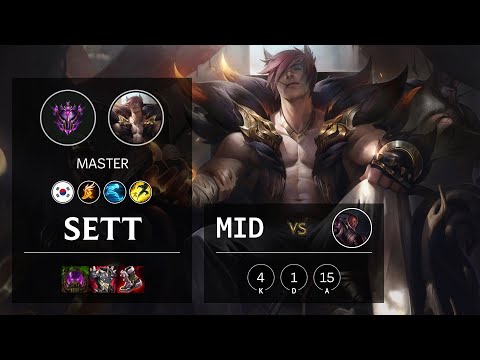 Sett Mid vs Lucian - KR Master Patch 11.1