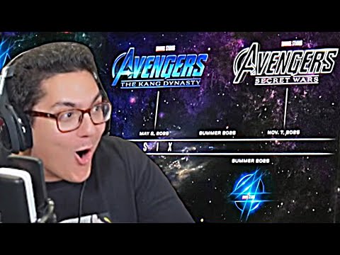 MARVEL STUDIOS PHASE 5 AND 6 ANNOUNCEMENTS REACTION!