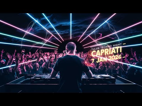 Joseph Capriati Live in Tulum — Jan 7 2026 Techno Night Recap