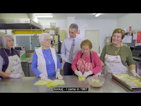 Cooking Croatian Sarma - Hon Dr Tony Buti MLA with members of the Stirling Adriatic Centre