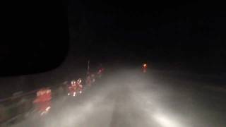 preview picture of video '夜間の地吹雪　Drifting snow at night,Wakkanai,Hokkaido,Japan (by iPhone)'