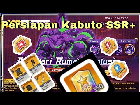 Persiapan kabuto SSR+ one puch man the strongest