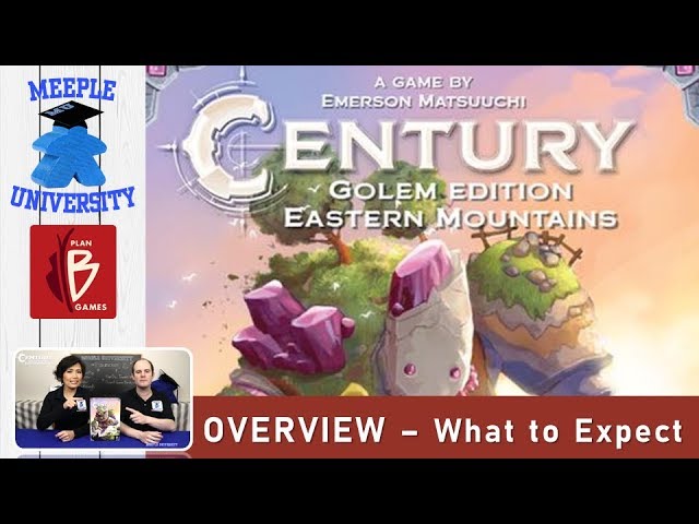 Vídeo relacionado con Plan B Games, Century: Golem Edition Eastern Mountains, Board Game, 2 to 4 Players, Ages 10+, 30 to 45 Minutes Playing Time