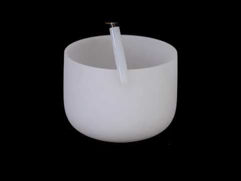 Meinl 10" Navel Chakra Crystal Singing Bowl - E - Unlimited Singing Bowls