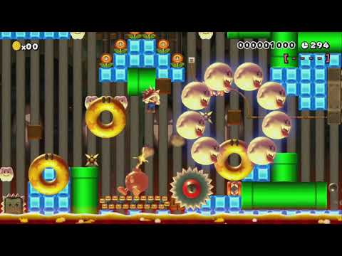 ついに1000突破!【スピン全自動】Keep spin +α by Stick.ニンゲン - SUPER MARIO MAKER - NO COMMENTARY 1bi