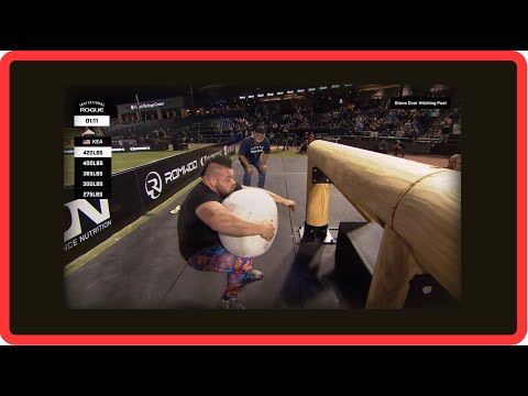 2021 Rogue Invitational RESULTS Strongman Event 5: Natural Stones over Hitching Post