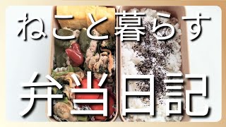 ねこと暮らす前日作り置き弁当日記ですBGM入れ忘れました