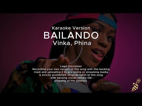 Vinka, Phina - Bailando Remix (Karaoke Version)