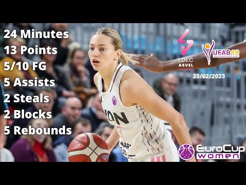 Marine Johannes 13 Points vs Angers - Eurocup 2022-23