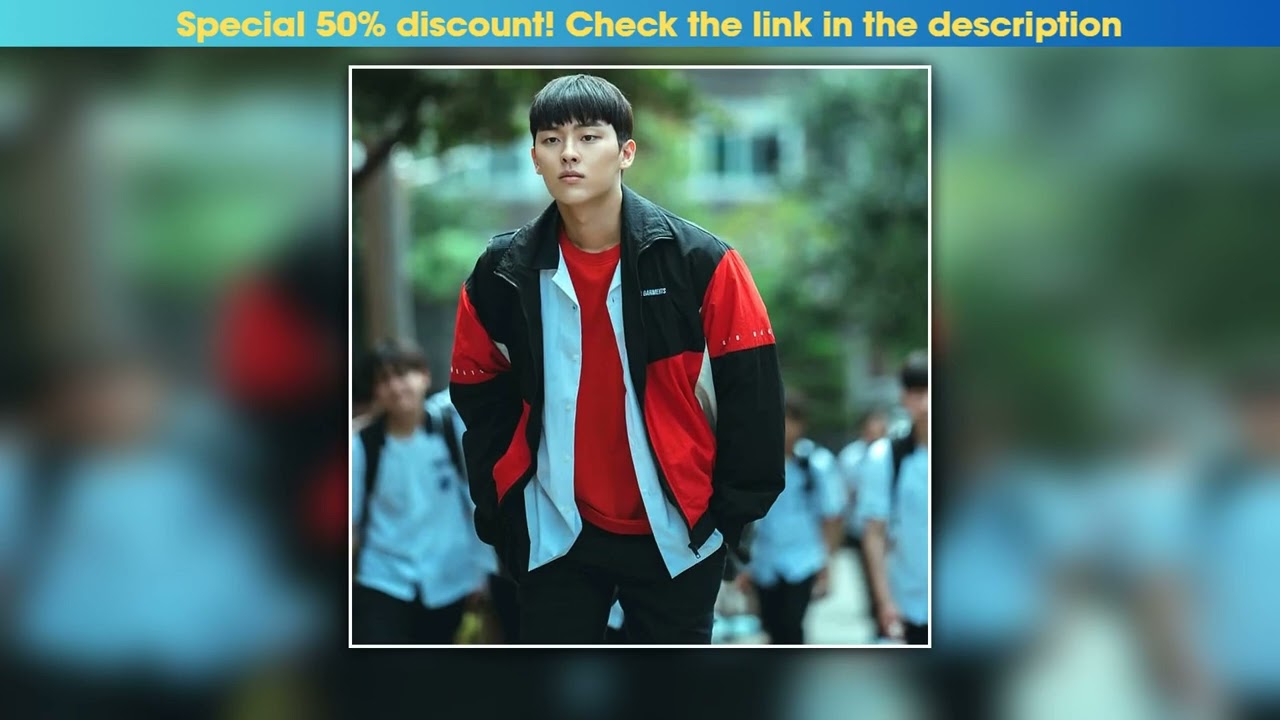Ahn Suho Weak Hero Class 1 Jacket Unisex Sports Coat Men Women Track Activewear Tops Loose