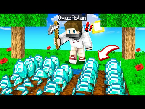 MİNECRAFT'ta ELMAS TARLA - Minecraft