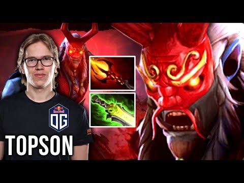 TI8 Champion OG.Topson First Time on Grimstroke Dagon + Ethereal Blade - Dota 2