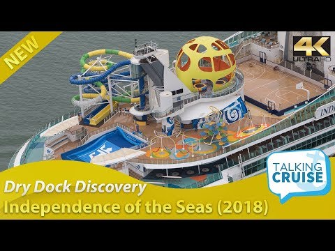 Dry Dock Discovery – Independence of the Seas - Revitalization 2018 Before & After